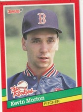 FREE SHIPPING-MINT-1991 Donruss The Rookies Kevin Morton #40 RED SOX