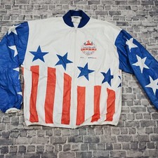 Vtg Graphic Jackets Tyvex DuPont Windbreaker XL Commonwealth Games Virginia USA