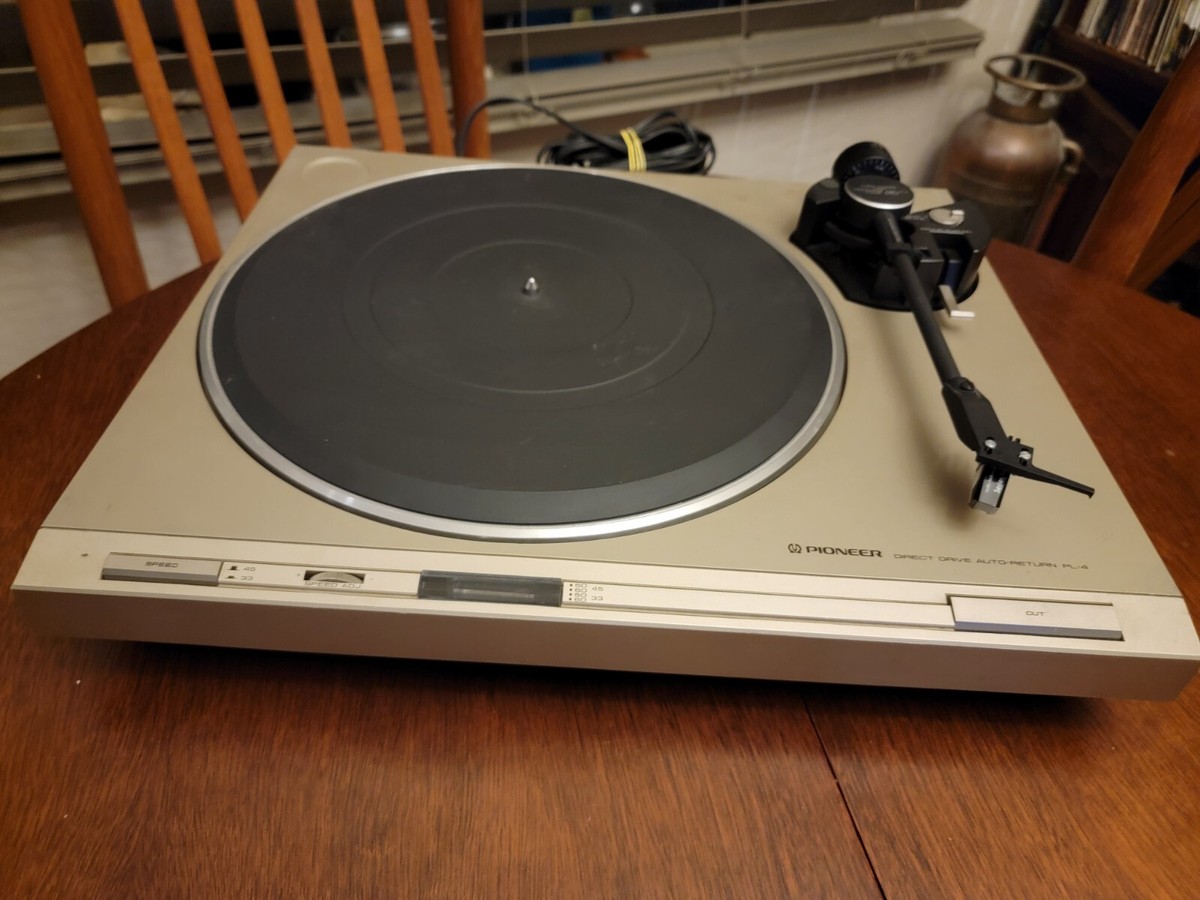 Pioneer PL-4 Direct Drive Stereo Turntable Record Player