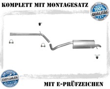 Auspuffanlage Skoda Fabia I (6Y2, 6Y3) 1.9 TDI Auspuff Montagesatz