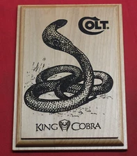 Colt Firearms King Cobra Plaque