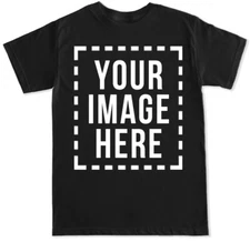 CUSTOMIZED SHIRTS IMAGE PHOTO DTG PRINTING DIRECT TO GARMENT CUSTOM MENS T SHIRT