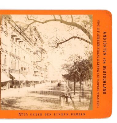 J. Stiehm - Unter Den Linden Berlin Germany Stereoview