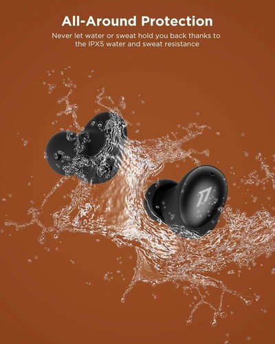 1MORE ColourBuds True Wireless Earbuds Bluetooth Earphones Water-Resistant Black - Picture 4 of 5