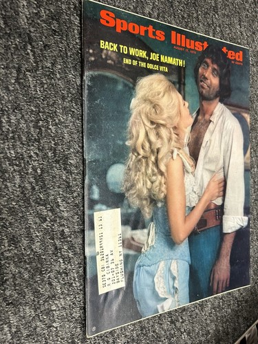 Joe Namath, "End of the Dolce Vita"-Sports Illustrated 8/17/1970, New York Jets - Picture 3 of 4