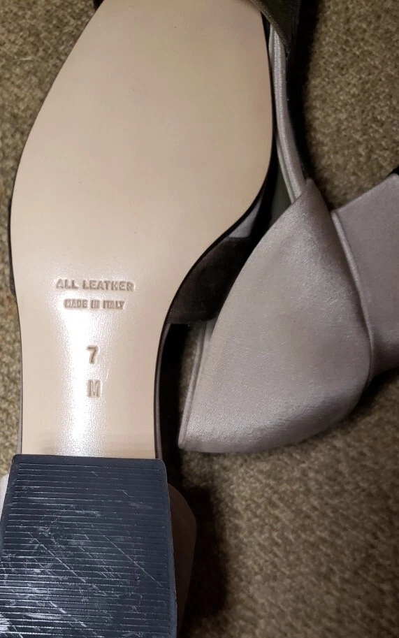 SAINT LAURENT (YSL) Scarpe Yves St Laurent nuove in pelle satinata 7M