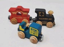 Wooden Engine Caboose  Tractor Car Thomas  Brio Compatible Name Train Vermont