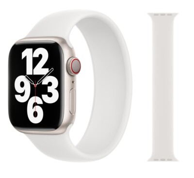 Original Apple Solo Loop Armband 38/40/41mm Größe 2 White