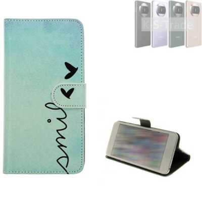 360° Schutz Hülle für Huawei Mate X3 Wallet Case Design smile