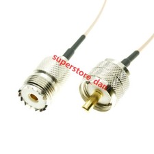 UHF MALE TO UHF FEMALE PL259 TO SO239 Pigtail Jumper RF cable RG316