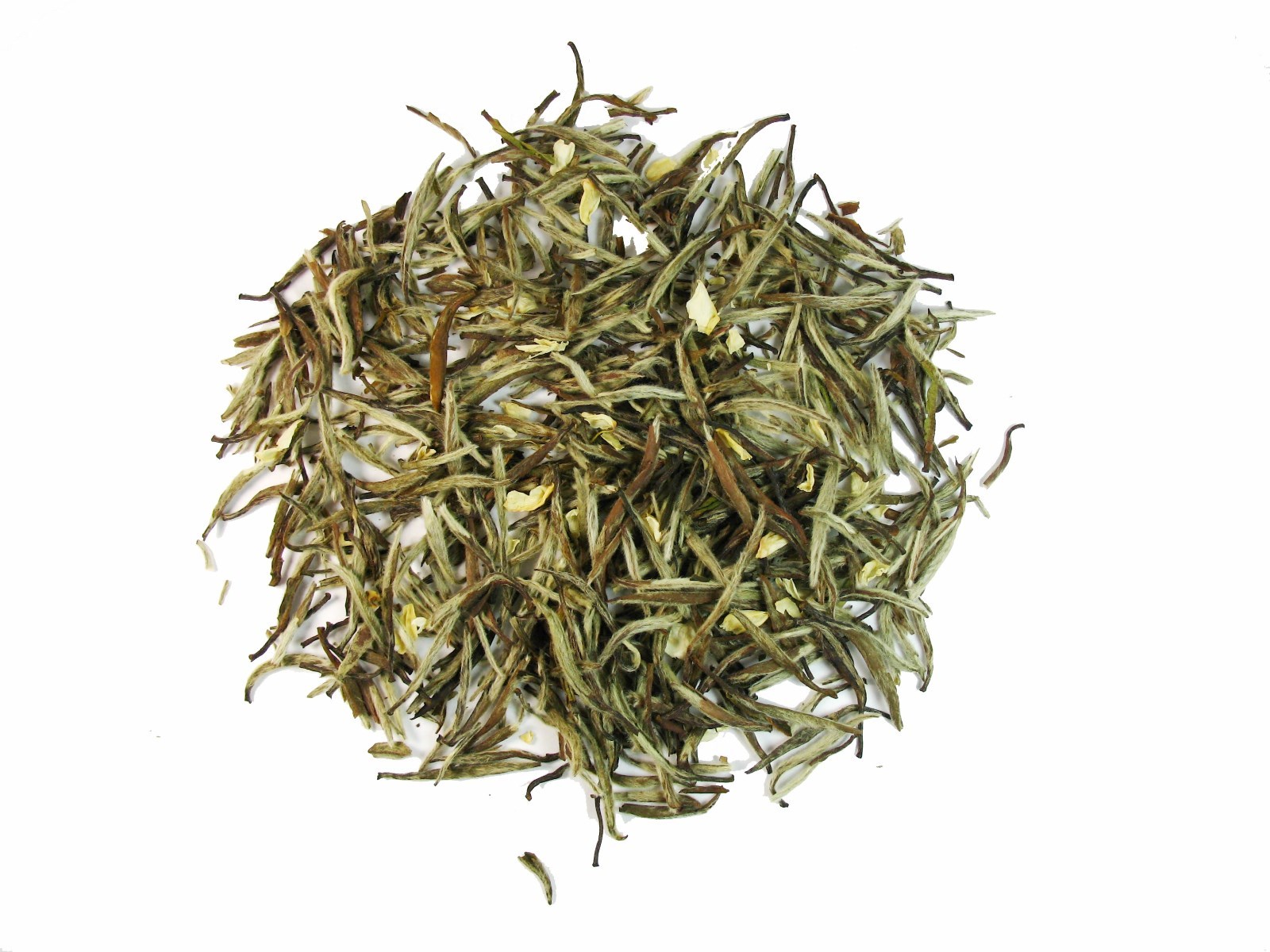 Jasmine  WhiteTea Bai Hao YIn zhen Silver needle white tea Loose Leave Tea 8 OZ