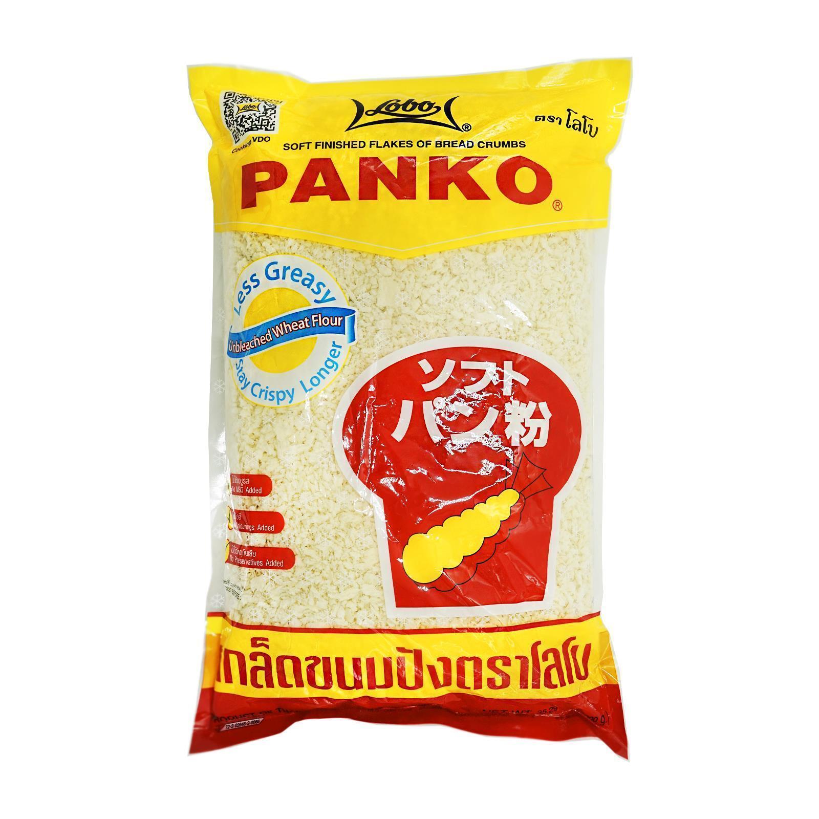 Lobo Panko Panieren 1kg Paniermehl Brotkrumen Tempura Grob Panade Bread Crumbs