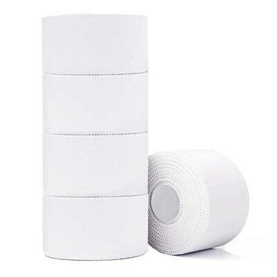 Athletic Tape 2/5 Pack White Sport Tape,Very Strong No Sticky Residue Wrist Ankl - Image 1 of 4