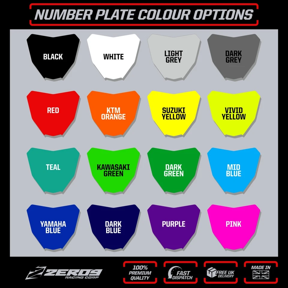 ПОЛЬЗОВАТЕЛЬСКИЕ НОМЕРНЫЕ ЗНАКИ MX ФОН YZF 250 2024 - 2025 YZF 450 2023 - 2025 TEAM - Изображение 3 из 4