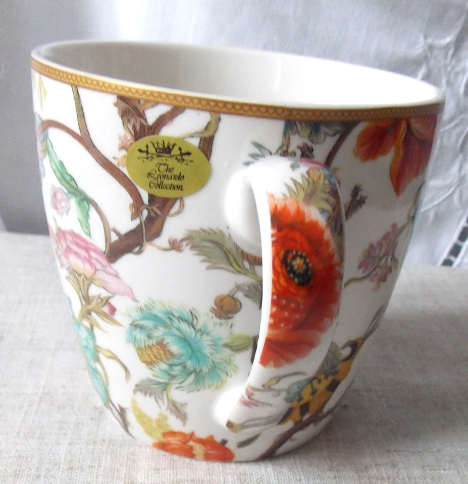 TASSE THE MUG GRANDE TAILLE EN CERAMIQUE DECOR ANTHINA COLLECTION LEONARDO - Photo 2/4