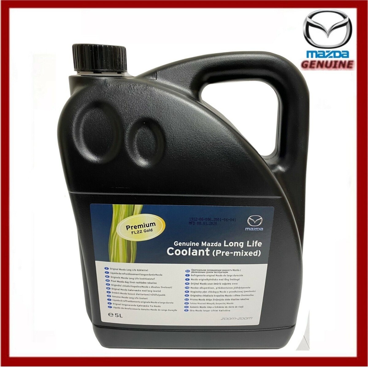 Genuine Mazda FL22 Long Life Coolant Pre-Mix 5L New! | eBay