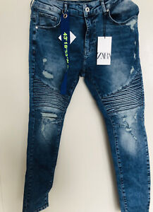 jeans biker zara