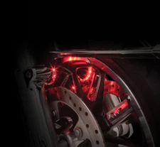 Ciro 41009 Fork Mounted Illuminator Lights for 00-17 Harley FLH FLTR Touring