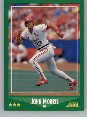 1988 Score #346 John Morris NM-MT Cardinals 