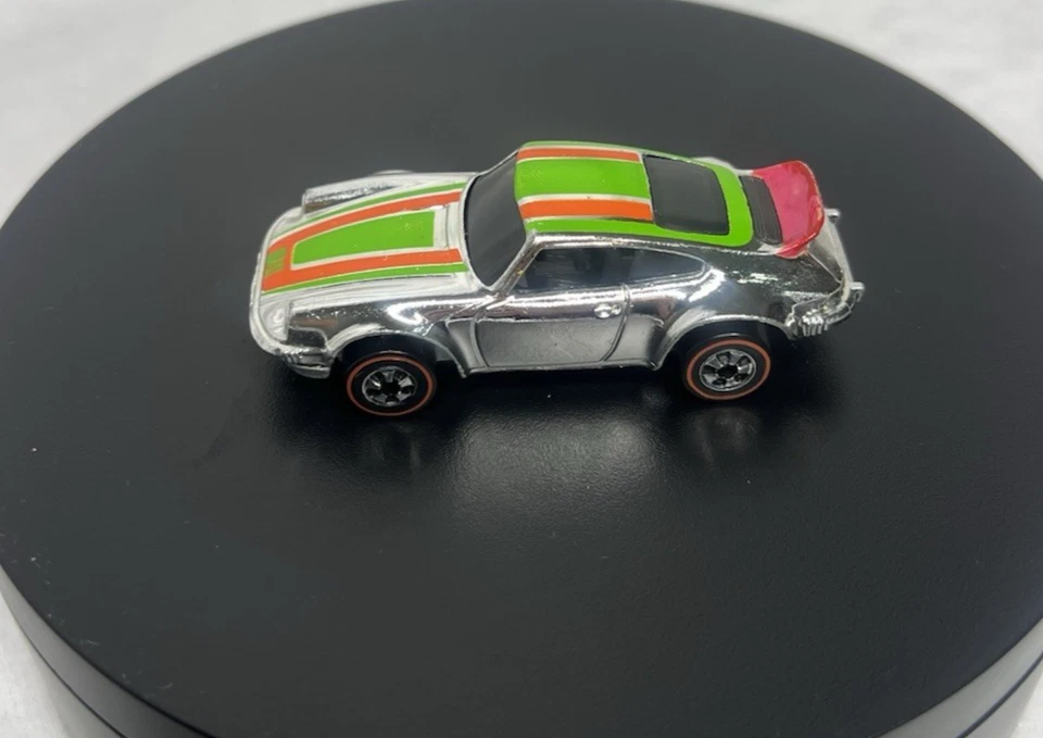 Hot Wheels Porsche P-911 1974 Super Chrome Redline Vintage Mattel Hong Kong Foto 4 de 4