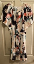 Nine West Women's Peasant Multi Dress-Size 14-Free Shipping