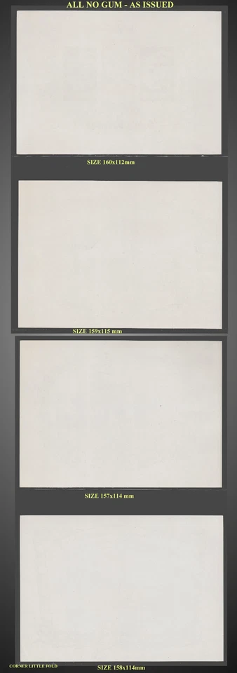 1957 ASSYRIA RARE SOUVENIR SHEETS UNLISTED SCOTT MI.BLK 42,44,45,47 - Image 2 of 2