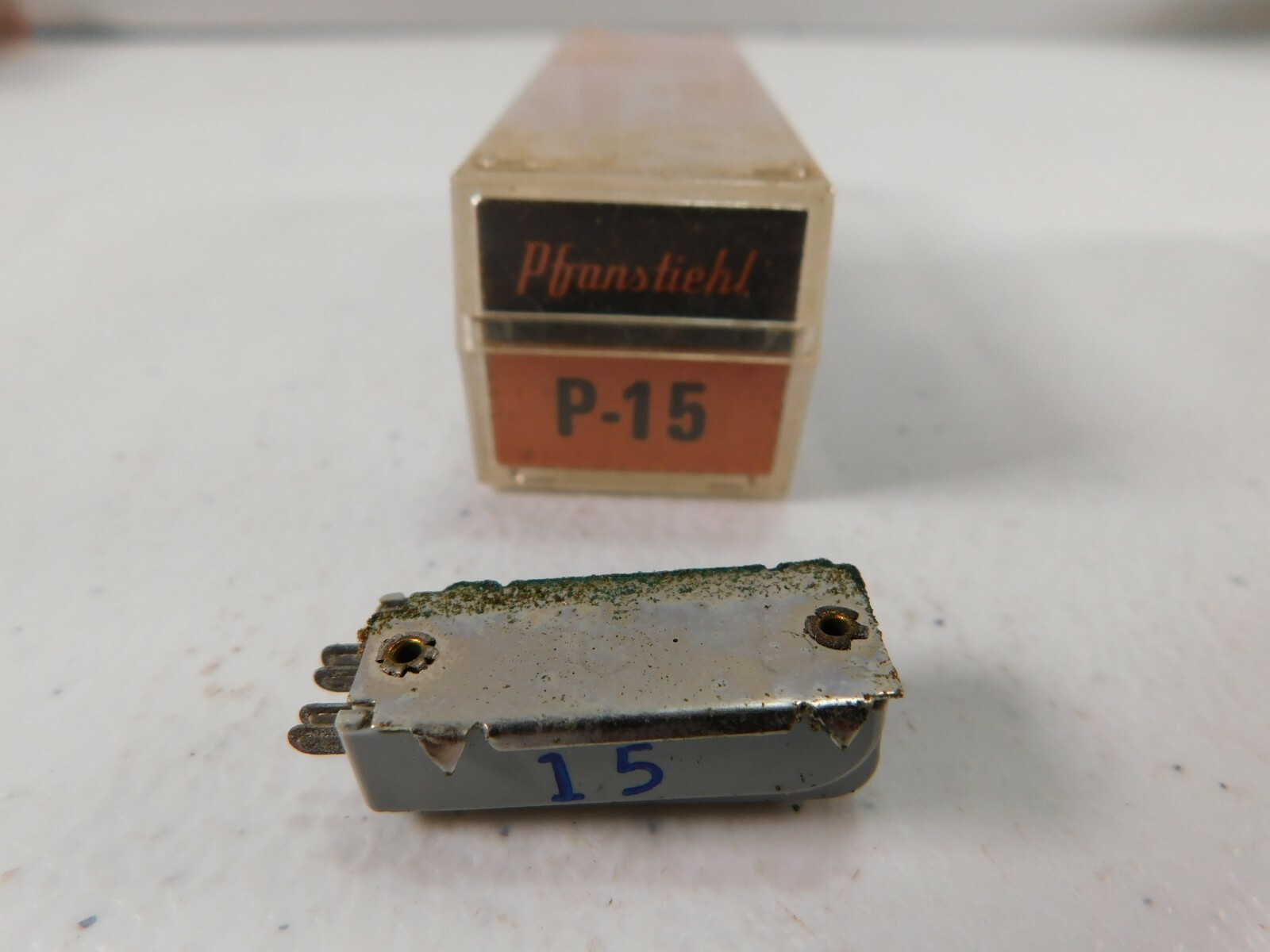 NOS Pfanstiehl P-15 Cartridge with Needle/Stylus 617-S7 Electra Gaytone Ross 