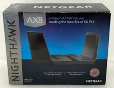 Netgear Nighthawk AX8 8-Stream AX5700 Wi-Fi 6 Router RAX75 NEW