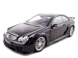MERCEDES CLK DTM AMG BLACK 1:18 DIECAST MODEL CAR BY KYOSHO 08461 - Picture 1 of 6