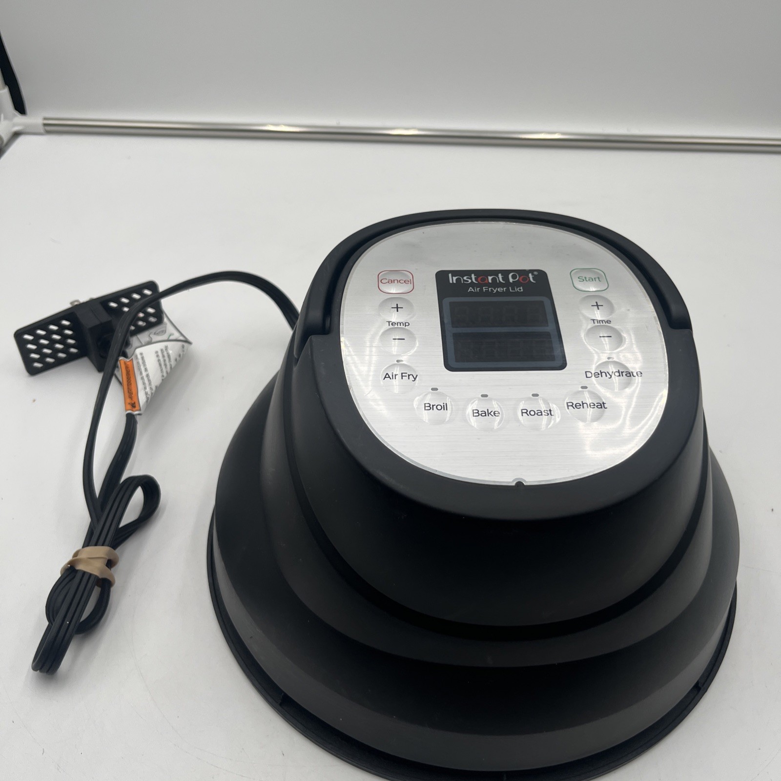 Instant Pot 6 Qt Air Fryer Lid Top Oven Unit w/ Bottom Cover
