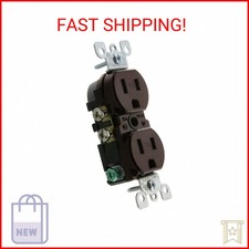 Leviton 15 Amp, 125 Volt, Tamper Resistant, Duplex Receptacle, Residential Grade
