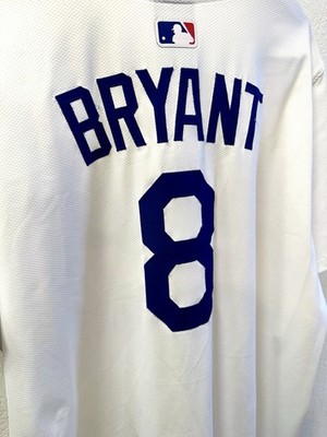 Kobe Bryant Los Angeles Dodgers Nike HomeElite Custom Jersey White
