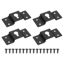 4Pcs Wall-Mounted Speaker Hanging Brackets with Screws, 2.8 x 1.18In