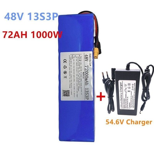 TOP QUALITY 48V 100Ah 1000W 13S3P Application Battery Pack For Electric Scooter - Picture 2 of 9