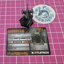 BattleTech Aces - Scouring Sands - Locust IIC Mech - RARE - New + Card!