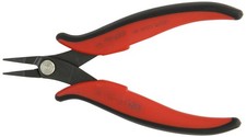Hakko CHP PN-2002 General Purpose Short-Nose Pliers, Pointed Black, Red, Grey