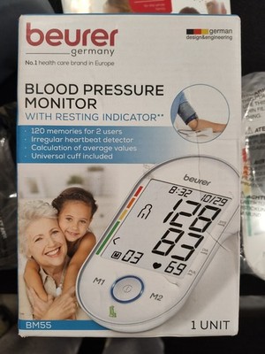 Beurer - BM55 Blood Pressure Monitor with Resting Indicator - New Open Box