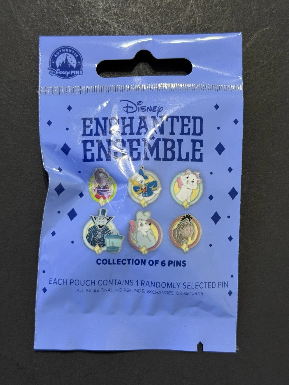 2026 Disney Parks Enchanted Ensemble Mystery Pin Pouch 1 Pin Sealed Bag New