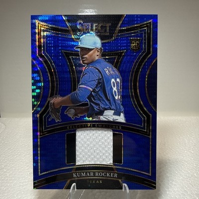 2025 Panini Select - Selective Swatches Kumar Rocker #SS-KR Blue Prizm Rookie RC