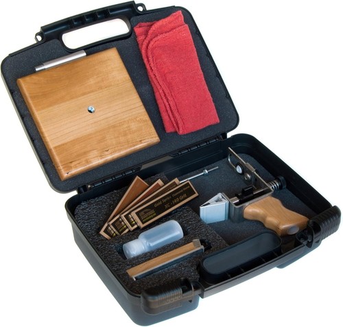 KME Precision Knife Sharpener System with 4 Gold Series Diamond Hones - Base Inc - Afbeelding 2 van 10