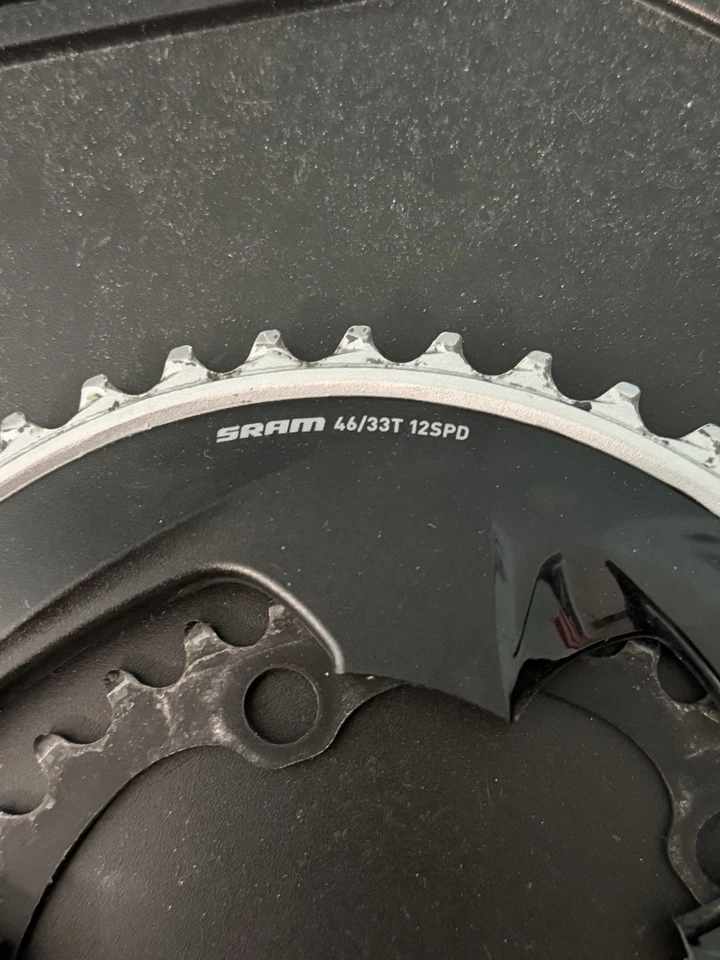 SRAM Force AXS 2x12-Speed 46 33t CHAINRING Set 107 BCD - Image 2 of 3
