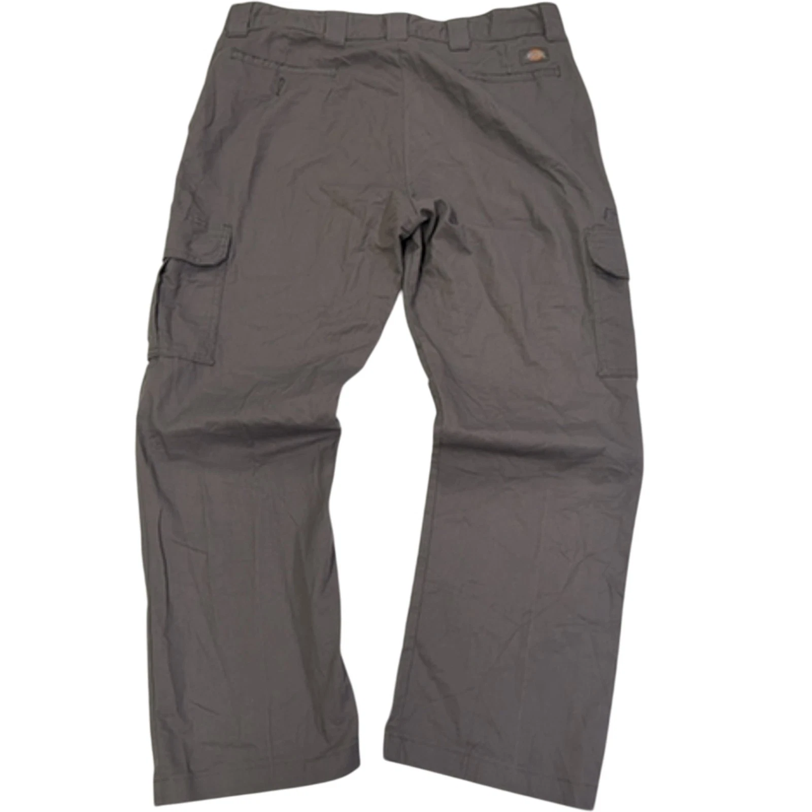 Dickies Cargo Trousers Mens W38 L30 Regular Fit Workwear Pants Jeans Grey Cotton