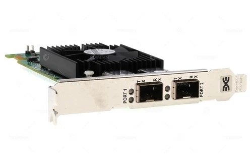DDF4D DELL EMULEX DUAL PORT 10Gb SFP+ PCI-E NETWORK ADAPTER CARD