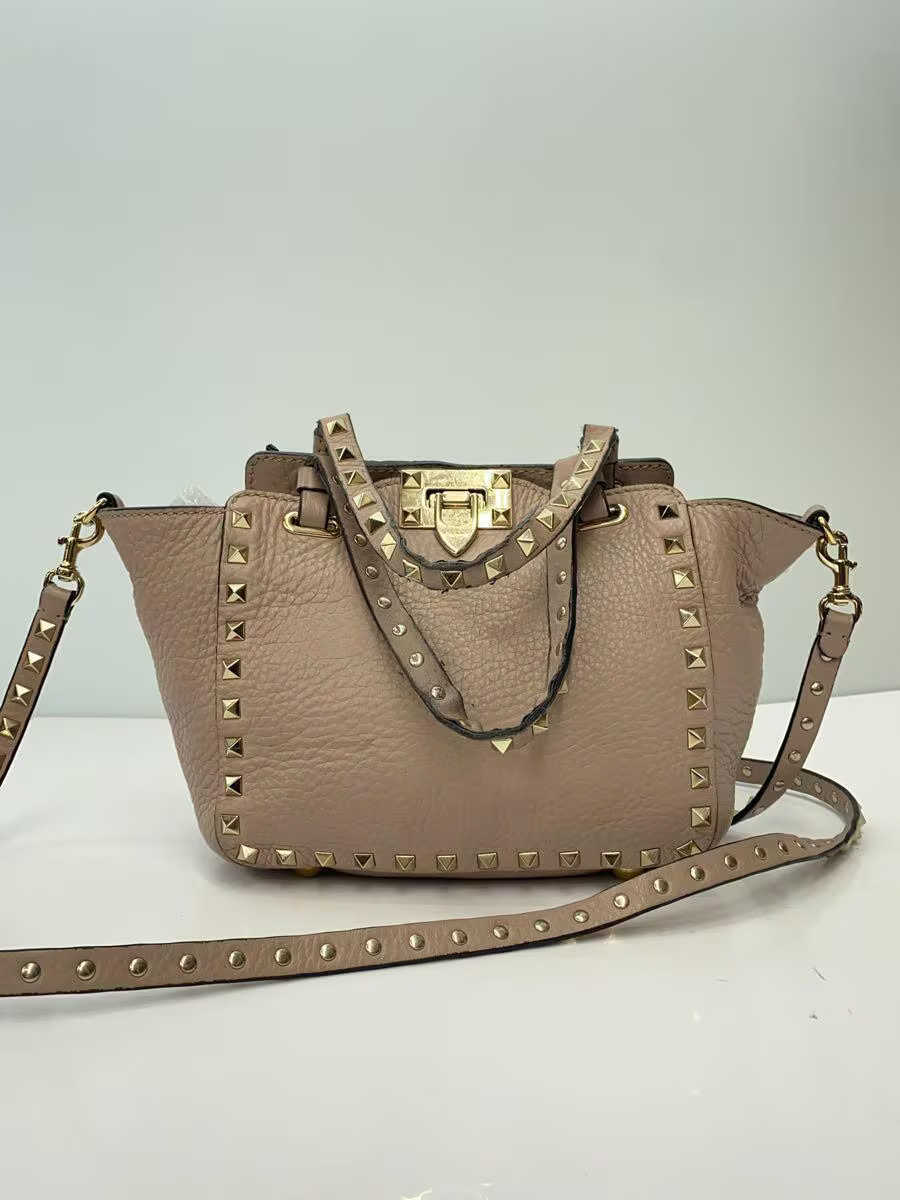 VALENTINO GARAVANI Handbag Leather Pink thumbnail 3