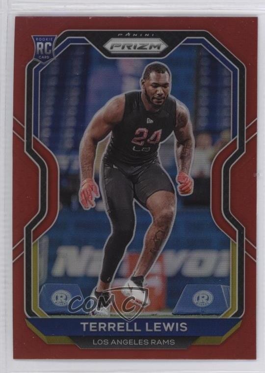 Terrell Lewis Panini Prizm #378 Red Prizm