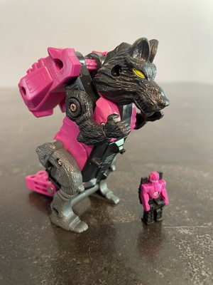 Transformers G1 Decepticon Headmaster FANGRY & BRISKO Action Figures Hasbro 1987