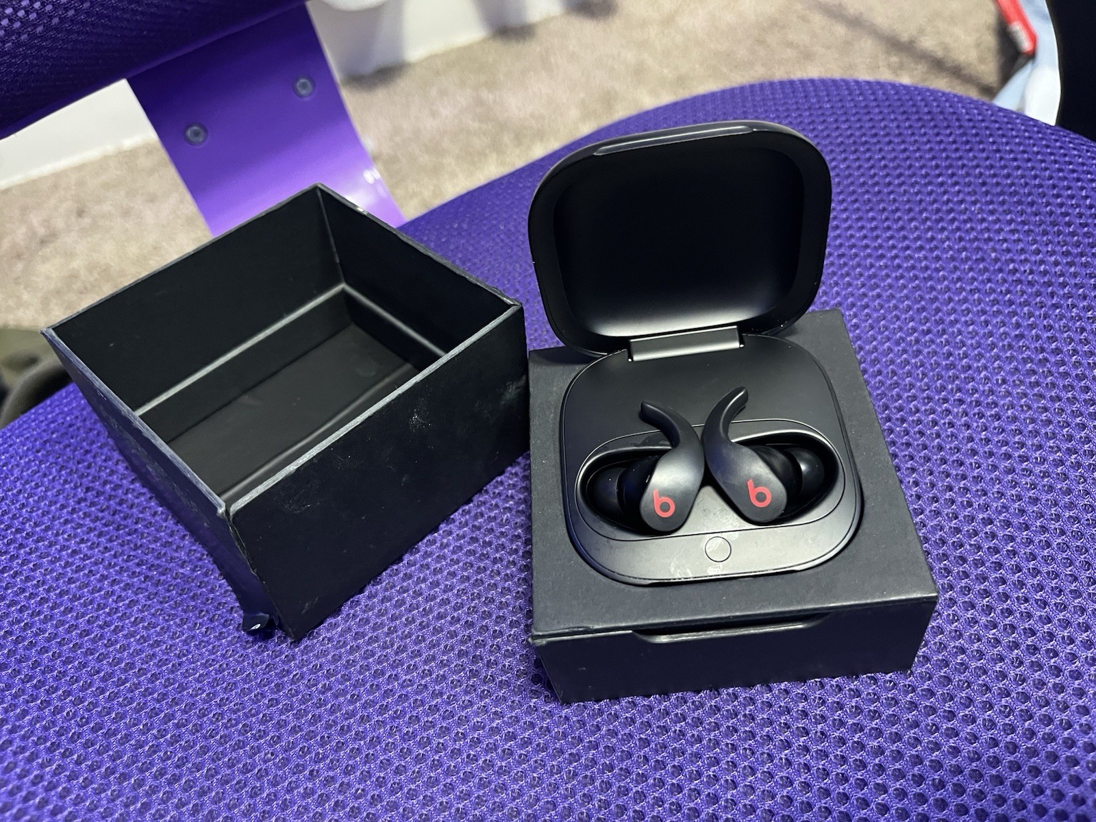 Black With Charging Case