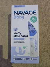 NEW SEALED Navage Baby Nasal Aspirator, Pediatrician Recommended For Stuffy Nose