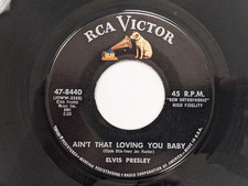 Elvis Presley - Ain't That Lovin' You Baby / Ask Me 47-8440 RCA Victor 45 Record