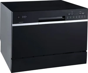 EdgeStar DWP63 21-5/8"W 6 Place Setting Countertop Dishwasher - Black